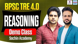 BPSC TRE 40 REASONING DEMO by Sachin Academy live 4pm [upl. by Balling365]