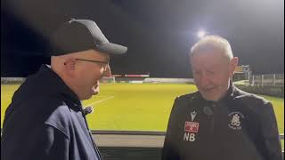 Manager’s Reaction  Runcorn Linnets 12 Newcastle Town 08102024 [upl. by Seem]