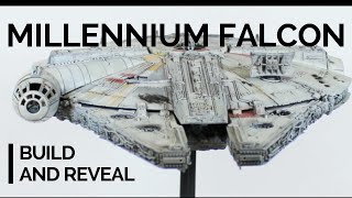 1144 Bandai Millennium Falcon with LEDs reveal [upl. by Trista646]