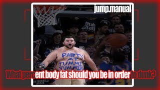 What percent body fat should you be in order to dunk [upl. by Ishmael]