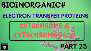 CYTOCHROME amp CYTOCHROME P450  ELECTRON TRANSFER PROTEINS [upl. by Joacimah]