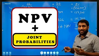 NPV with JOINT PROBABILITIES  Investment Appraisal with Risk amp Uncertainty 2 METHODS [upl. by Itoyj]