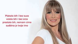 Suzana Jovanović  Plakala bih i bez suza  Lyrics [upl. by Inilam]