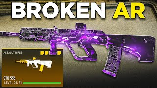 new NO RECOIL AR is BROKEN in WARZONE Best STB 556 Class Setup MW2 [upl. by Llemert]