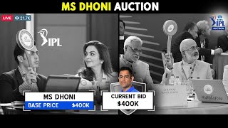 IPL 2022 Auction Live Ft MS Dhoni  8 Teams bidding for 1 Player  IPL 2022 Updates [upl. by Avik]