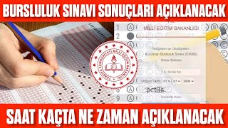 Bursluluk Sınav Sonuçları Açıklanacak Saat kaçta Ne zaman açıklanacak İOKBS 2023 [upl. by Eremehc]