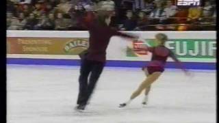 Berezhnaya amp Sikharulidze RUS  1998 European Figure Skating Championships Pairs Free Skate [upl. by Eardna299]