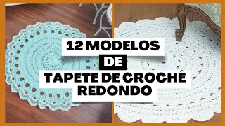 12 modelos de tapetes de crochê redondo para se inspirar [upl. by Mario]