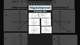 Högskoleprovet 2024 högskoleprovet tips tricks matematik matte utbildning shorts short [upl. by Neenej526]