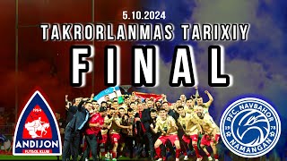 TAKRORLANMAS FINAL  andijon futbol championsleague [upl. by Syned56]