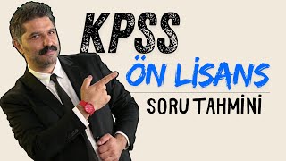 KPSS  Ön Lisans  SORU TAHMİNİ [upl. by Enninaej]