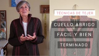 Tejer cuello fácil para abrigo paso a paso 💡 Consejos de Lucila [upl. by Rawden]