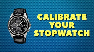 Casio Edifice stopwatch hand repositioning [upl. by Higbee]