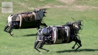 AlphaDog US Marines Robot Pack Animal  Legged Squad Support System [upl. by Bradleigh]