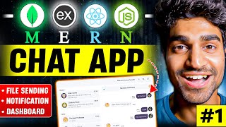 MERN Chat App using ReactJS Express NodeJS MongoDB and SocketIO Part 1  PLACEMENT PROJECT [upl. by Kalina]