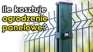 Kompletne ogrodzenie panelowe cena za mb z podmurówką i bez Koszt montażu ogrodzenia panelowego [upl. by Mailli]