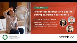 Preventing injuries and deaths during extreme heat events [upl. by Mindi]