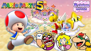 Mario Party 5  Toad vs Wario vs Peach vs Koopa Kid  Rainbow Dream [upl. by Mera422]