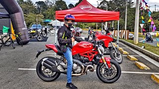 DUCATI MONSTER 821 TEST RIDE  MEDINA MOTORS [upl. by Isus]