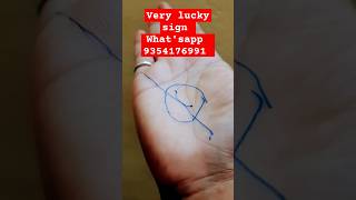 Lucky sign 🤑 ytshort astrology palmistry viralshort shotsytshorts trendingshorts [upl. by Mairam230]