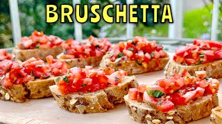 The Best Italian BRUSCHETTA RECIPE  Traditional Taste [upl. by Burra]