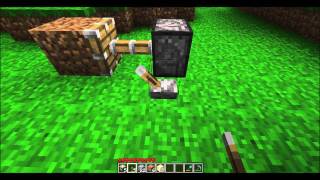 Minecraft Tutorial  How to makeuse Sticky Pistons II Wie man Sticky Pistons macht HD [upl. by Blackburn346]