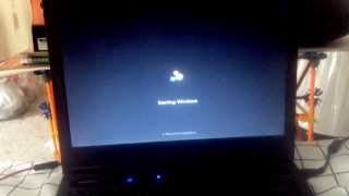 Windows 7 professional startup and shutdown on a Dell Vostro 1310 [upl. by Nahtahoj770]