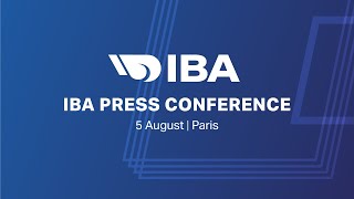 IBA Press Conference on ineligible athletes  5 August 2024  Paris France [upl. by Bodrogi]