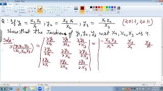 Jacobian part 1 jacobian and its properties unit 3 [upl. by Esile]