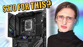 How is THIS a Budget Motherboard ASUS ROG Strix B760F Gaming WiFi [upl. by Hadeehuat]