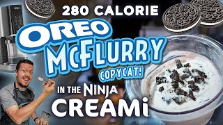 Ninja Creami Oreo McFlury but FEWER CALORIES amp MORE PROTEIN [upl. by Euqinomad963]