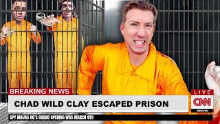 CWC Escaping Prison in Real Life❌😱Chad Wild Clay Spy Ninjas Vy Qwaint daniel gizmo Regina Daniela [upl. by Assenna]