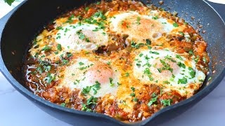 Huevos al plato Cena rápida y económica ASMR [upl. by Sheryl]