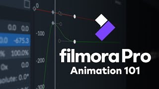 Animation 101 A Guide to Basic Keyframing  FilmoraPro Tutorial [upl. by Latia]