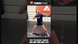 Technique Tuesday ft UFC vet Mark quotThe Machinequot Hominick  Lead Hook Using Angle Step [upl. by Mitinger]