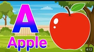 A for apple  अ से अनार  abcd phonics song  a for apple b for ball c for cat  abcd song [upl. by Sezen]