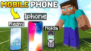 Minecraft But I Can Craft MOBILE PHONES [upl. by Midas]