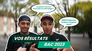 ON DÉCOUVRE VOS RÉSULTATS DU BAC 2023 [upl. by Drislane311]