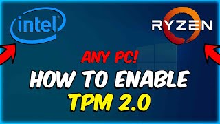 How To Enable TPM 20 on ANY PC Dont Know How to get into Bios NO PROBLEM 2024 [upl. by Nosreve]