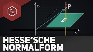 Abstand Punkt  Ebene über HNF Hessesche Normalform [upl. by Carree]