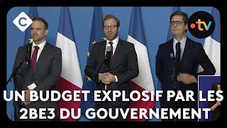 Un budget Explosif par les 2Be3 du gouvernement ’ABC de Bertrand Chameroy  C à Vous  21102024 [upl. by Drawoh679]