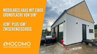 Ein Haus mit 57 m2 zum Preis einer Einzimmerwohnung  Die Hälfte des Wohnungpreises HOCOMO [upl. by Annohsal]