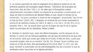 La fe de la Iglesia en Jesús de Nazaret desde tiempos Apostólicos [upl. by Nilyaj484]