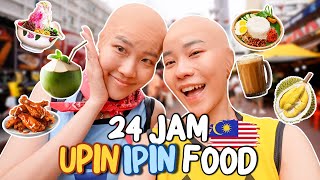 24 JAM MAKAN MAKANAN UPIN IPIN DI MALAYSIA [upl. by Rand]