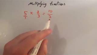 Multiplying Fractions  Corbettmaths [upl. by Fina]