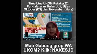 UKOM Retaker Simak Jadwal Lengkap Pendaftaran dan Pelaksanaannya [upl. by Dorthy999]