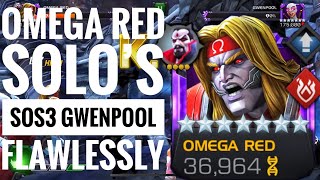 Omega Red Solo’s Gwenpool Spring of Sorrow Week 3 Brotherhood of Mutants objective MCOC [upl. by Etienne]