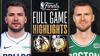 Boston Celtics vs Dallas Mavericks Game 1 Full Game Highlights  June 7  NBA Finals 2024 [upl. by Inwat474]