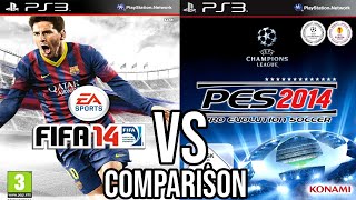 FIFA 14 Vs PES 2014 PS3 [upl. by Jania]