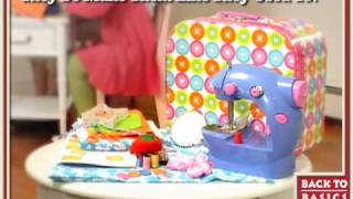 Back to Basics Toys Lockstitch Sewing Machine and Kit [upl. by Rebmac]